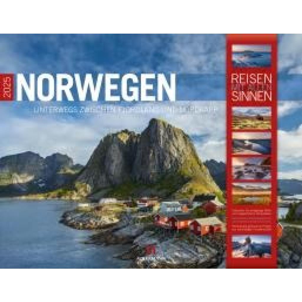 Ackermann Kunstverlag: Norwegen - Unterwegs zwischen Fjordland und Nordkapp Kalender 2025