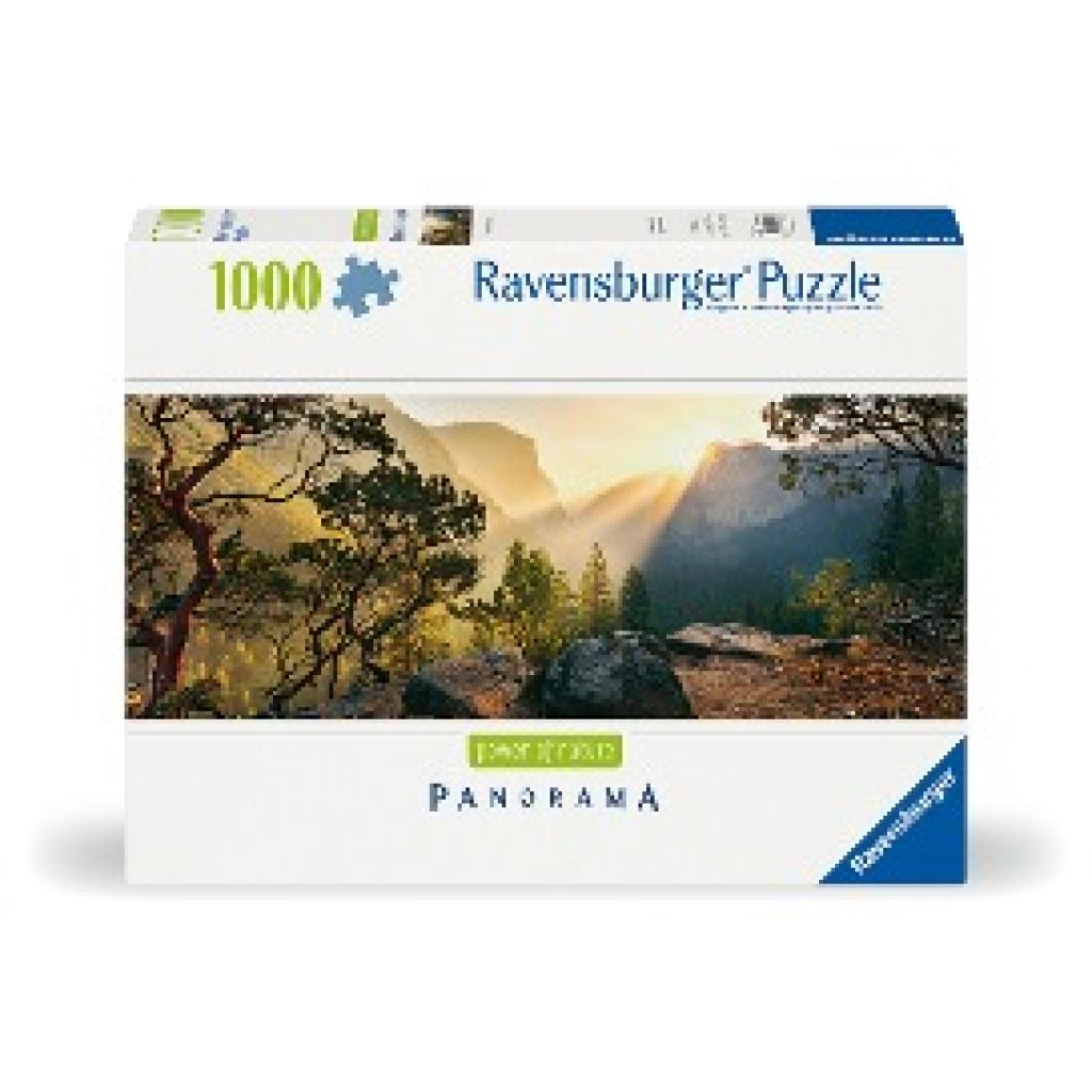 Ravensburger Puzzle 12000045 - Yosemite Park - 1000 Teile Puzzle für Erwachsene und Kinder ab 14 Jahren im Panorama-Form