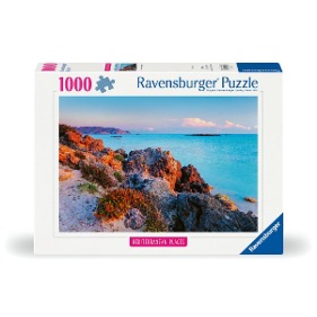 Ravensburger Puzzle 12000030 - Mediterrean Places Greece - 1000 Teile Puzzle mit Griechenland-Motiv