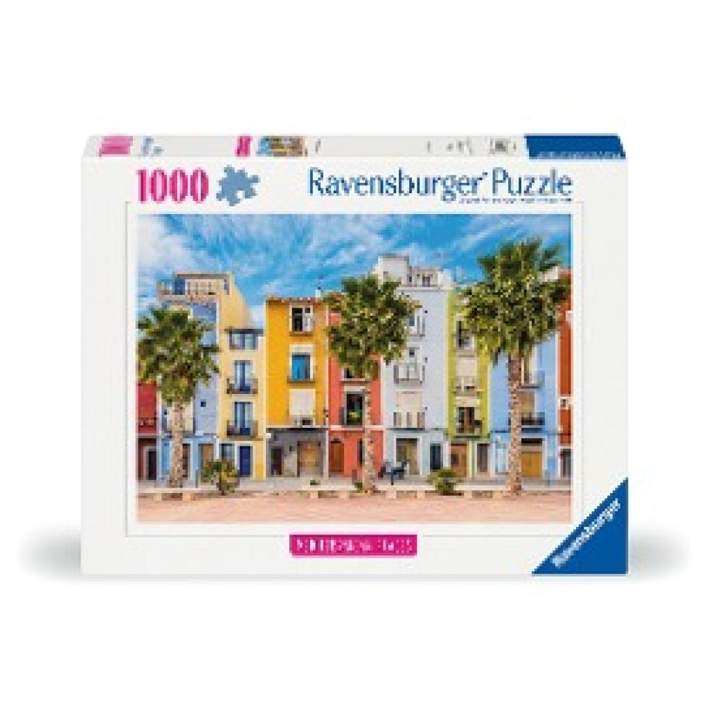 Ravensburger Puzzle 12000027 - Mediterranean Places Spain - 1000 Teile Puzzle für Erwachsene und Kinder ab 14 Jahren, Pu