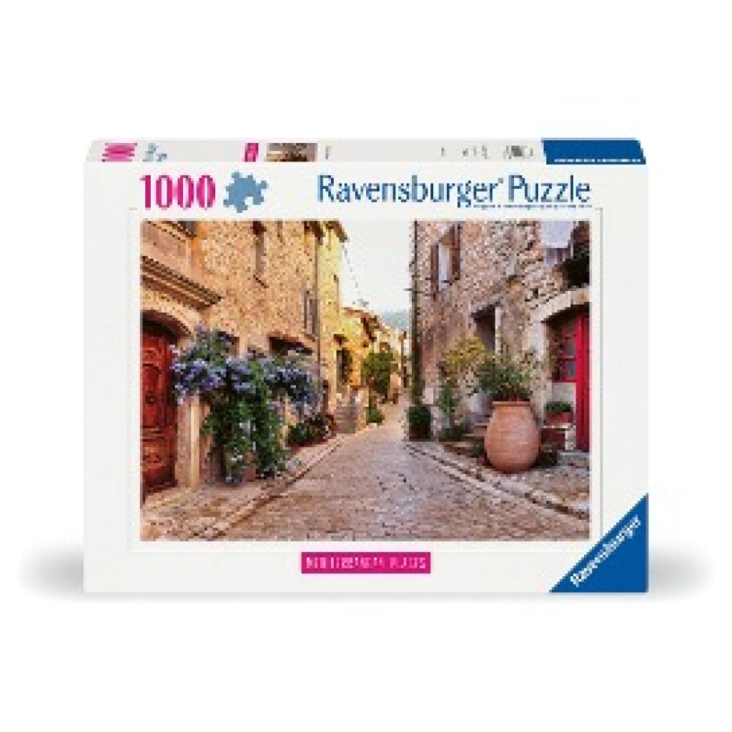 Ravensburger Puzzle 12000025 - Mediterranean Places France - 1000 Teile Puzzle für Erwachsene und Kinder ab 14 Jahren, P