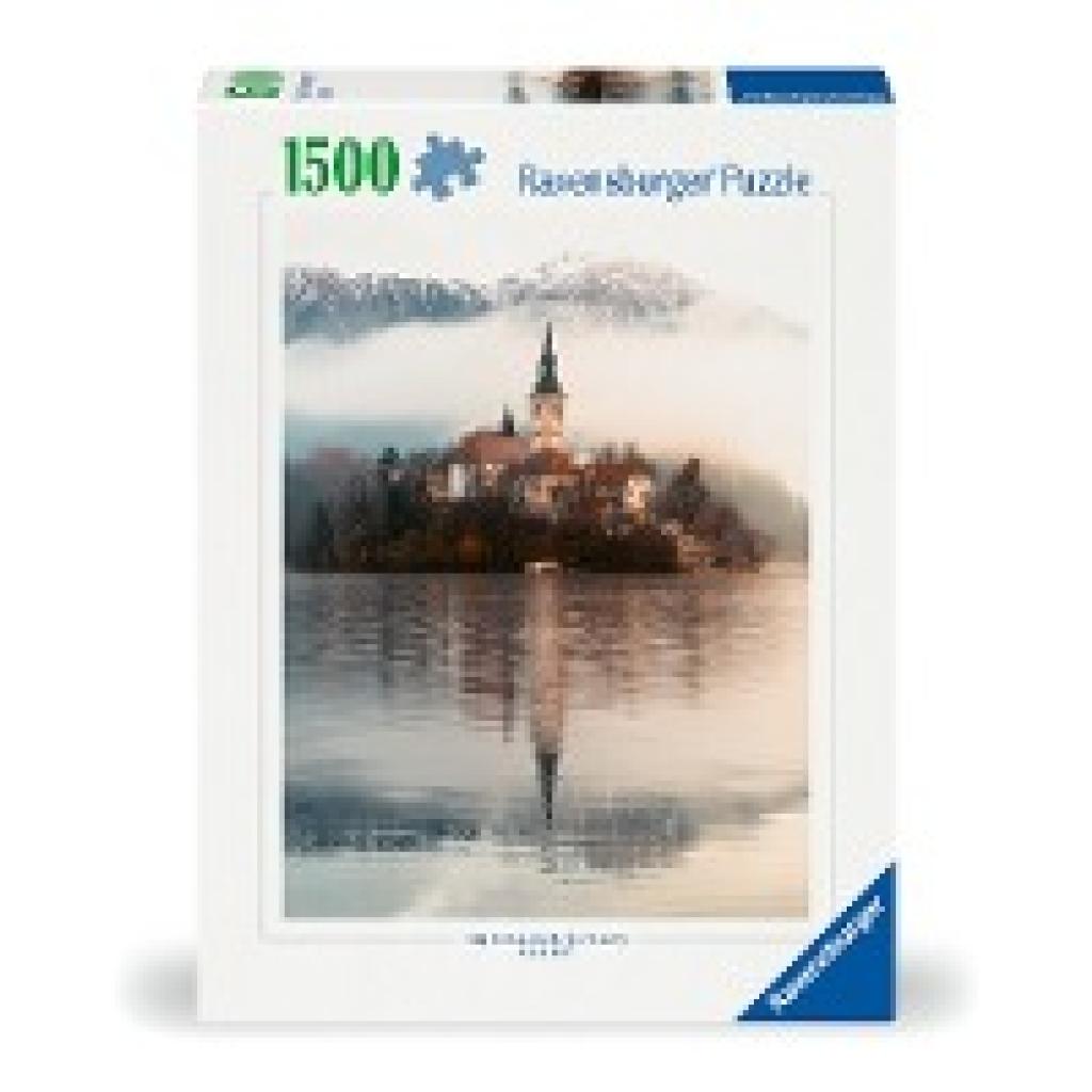 Ravensburger Puzzle 12000740 Die Insel der Wünsche, Bled, Slowenien - 1500 Teile Puzzle für Erwachsene und Kinder ab 14 