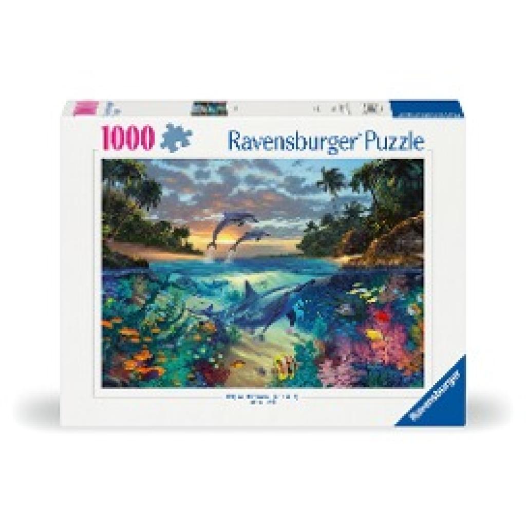 Ravensburger Puzzle 12000646 - Korallenbucht - 1000 Teile Puzzle für Erwachsene und Kinder ab 14 Jahren, Puzzle mit Unte