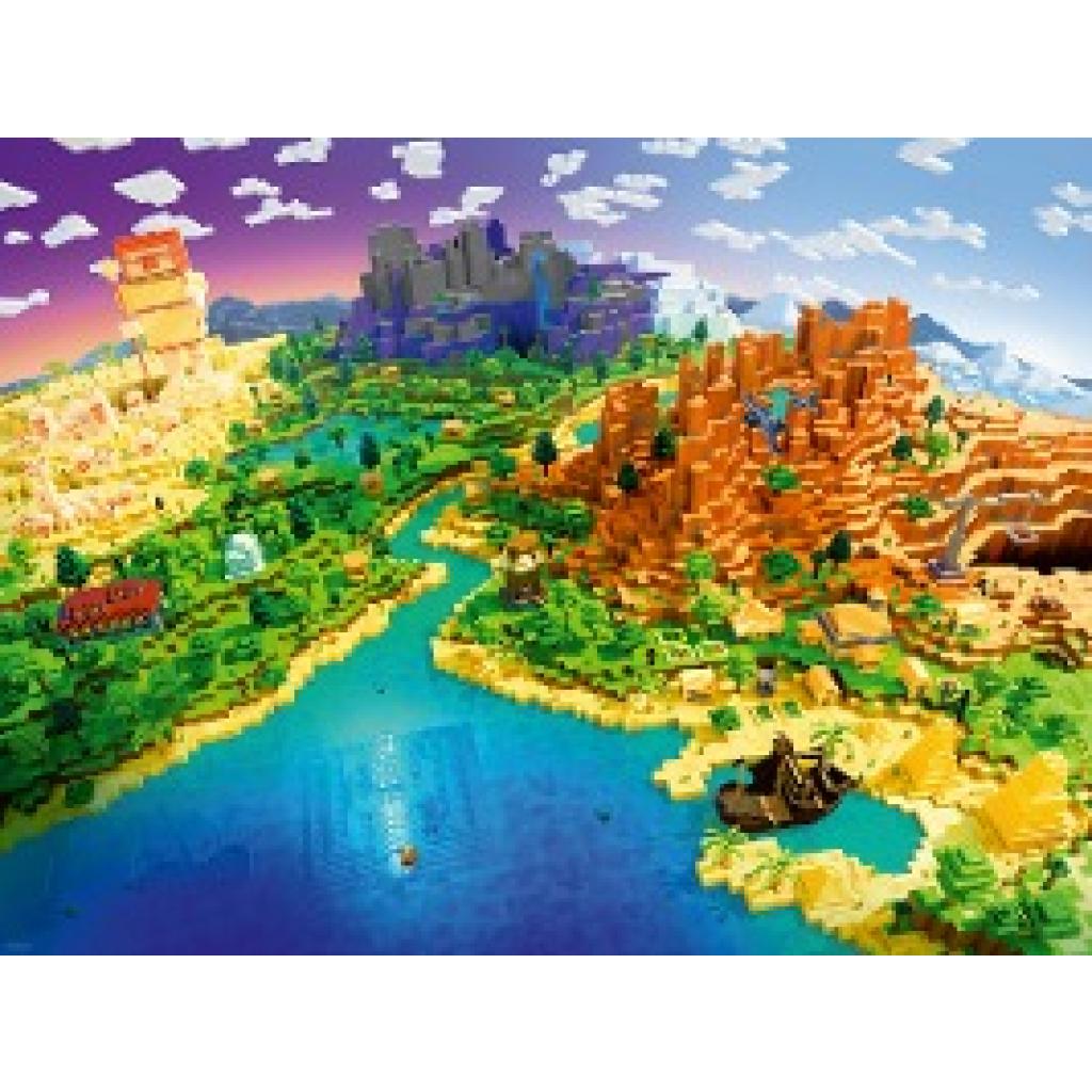 Ravensburger Puzzle 12000433 - World of Minecraft - 1500 Teile Minecraft Puzzle für Erwachsene und Kinder ab 14 Jahren