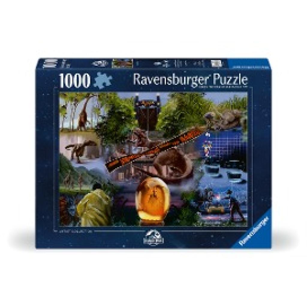Ravensburger Puzzle 12000187 - Jurassic Park - 1000 Teile Universal VAULT Puzzle für Erwachsene und Kinder ab 14 Jahren