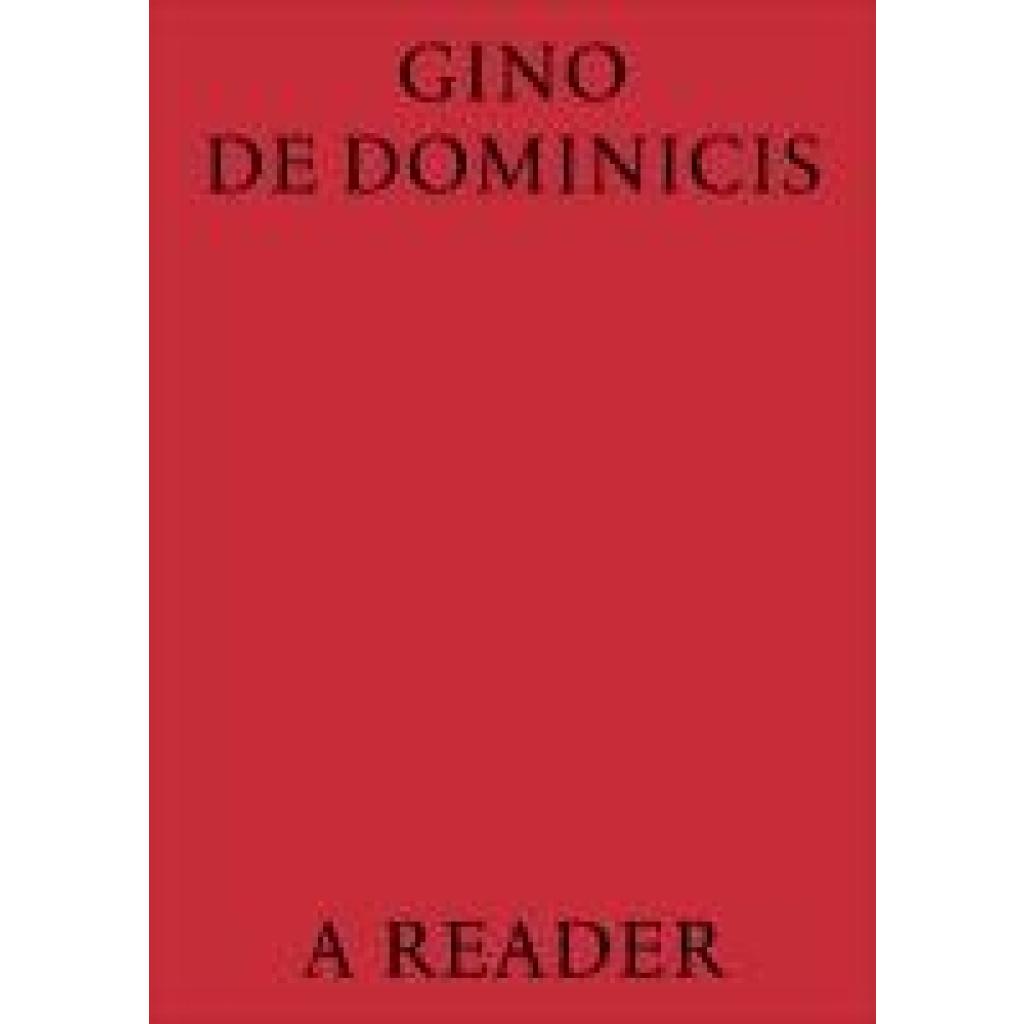 9783753305837 - Gino De Dominicis - Gabriele Guercio Gebunden