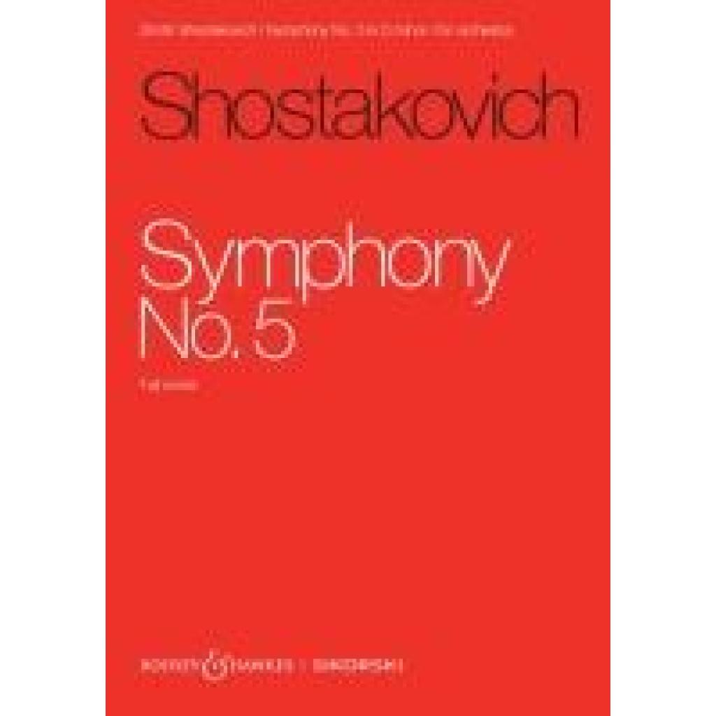 Schostakowitsch, Dmitrij: Sinfonie Nr. 5