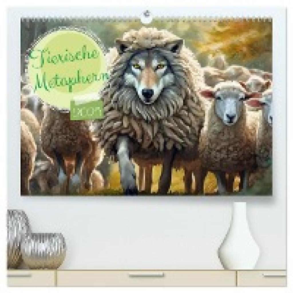 Pixs:Sell, Sell: Tierische Metaphern (hochwertiger Premium Wandkalender 2025 DIN A2 quer), Kunstdruck in Hochglanz