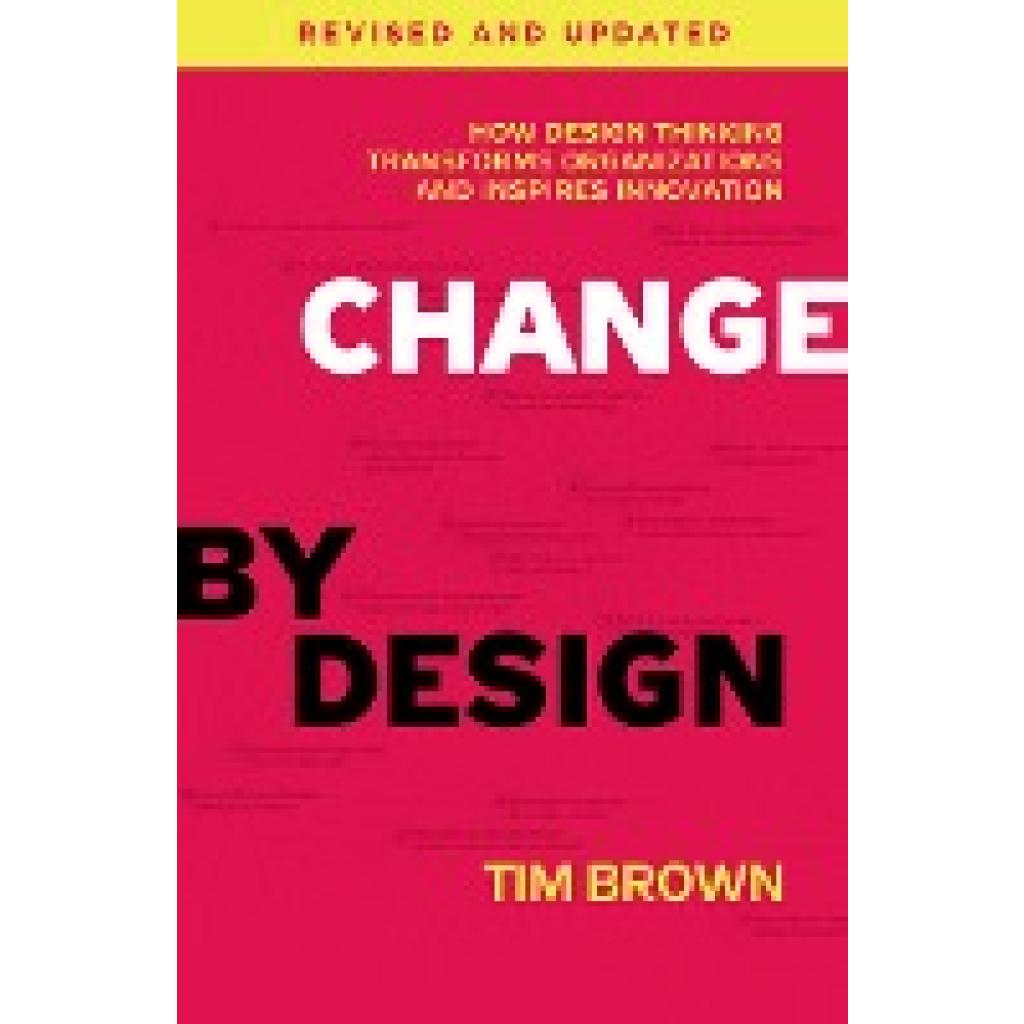 9780062856623 - Change by Design Revised and Updated - Tim Brown Gebunden