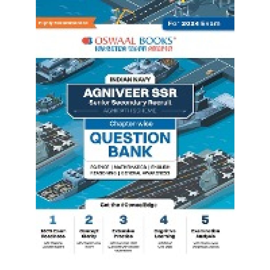Oswaal Editorial Board: Oswaal Indian Navy - Agniveer SSR (Senior Secondary Recruit), (Agnipath Scheme), Question Bank |