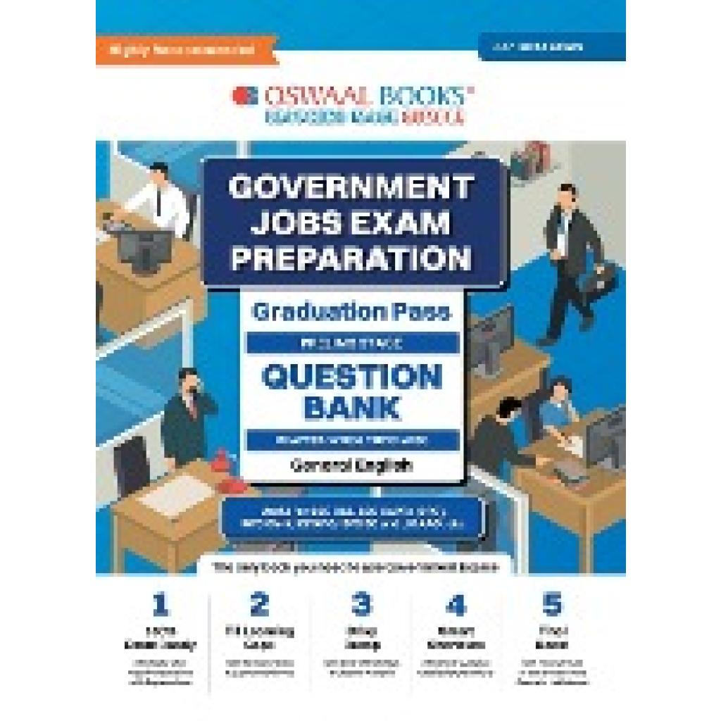 Oswaal Editorial Board: Oswaal Government Exams Question Bank Graduation Pass | General English | for 2024 Exam