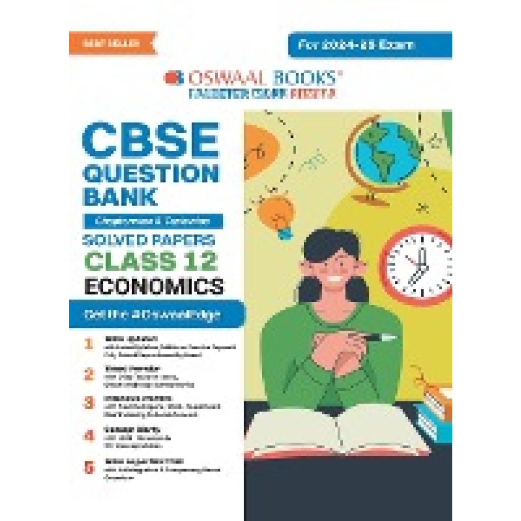 Oswaal Editorial Board: Oswaal CBSE Question Bank Class 12 Economics, Chapterwise and Topicwise Solved Papers For Board 