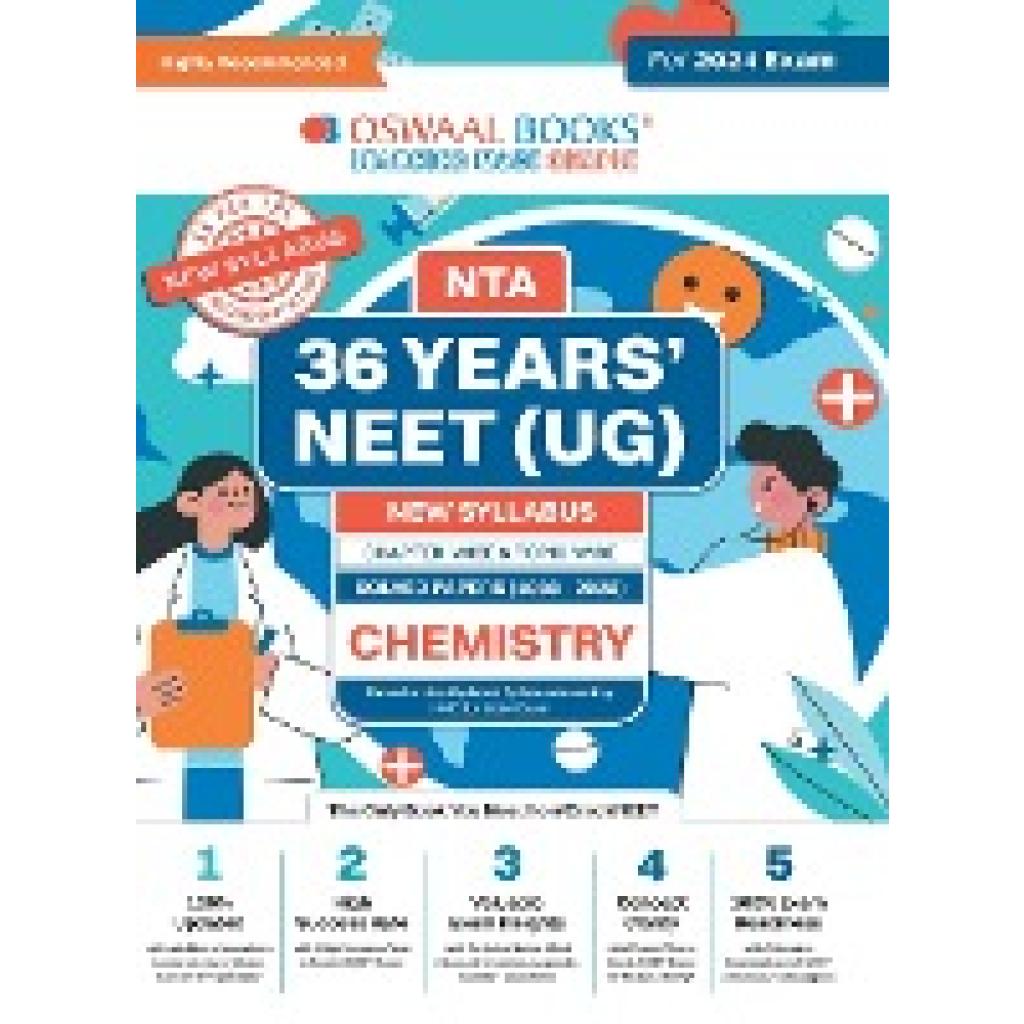 Oswaal Editorial Board: Oswaal NEET (UG) 36 Years Chapter-wise Topic-wise Solved Papers Chemistry For 2024 Exams ( New E
