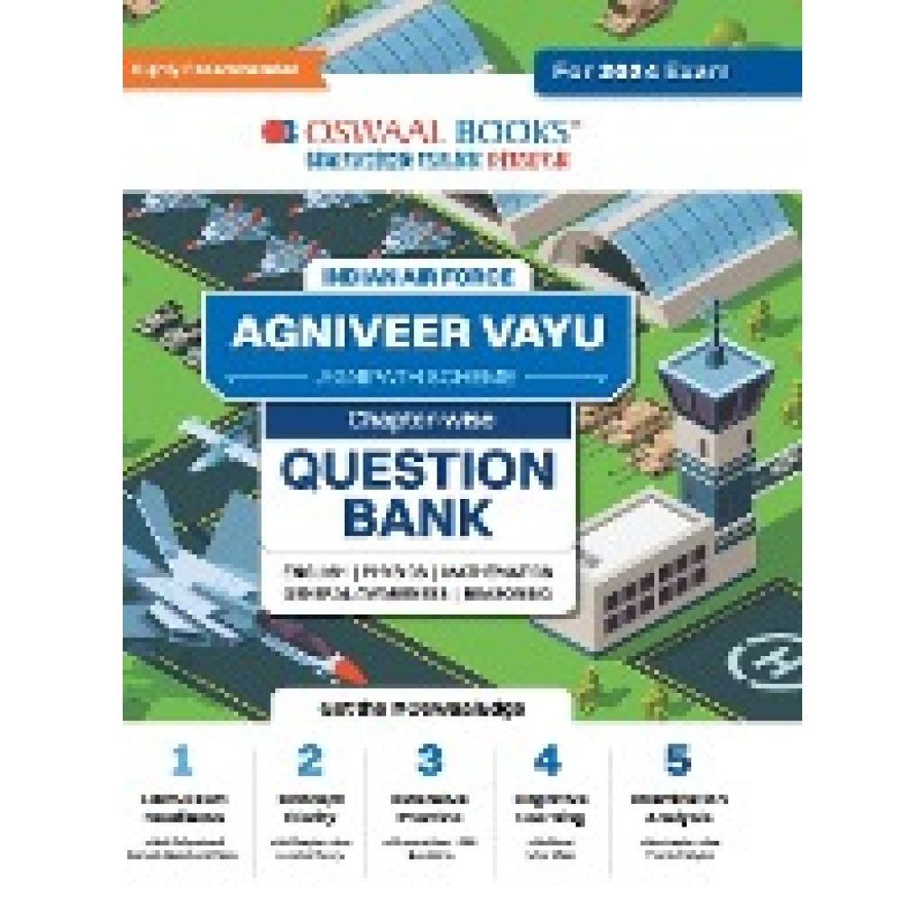 Oswaal Editorial Board: Oswaal Indian Air Force - Agniveer Vayu (Agnipath Scheme) Question Bank | Chapterwise Topicwise 