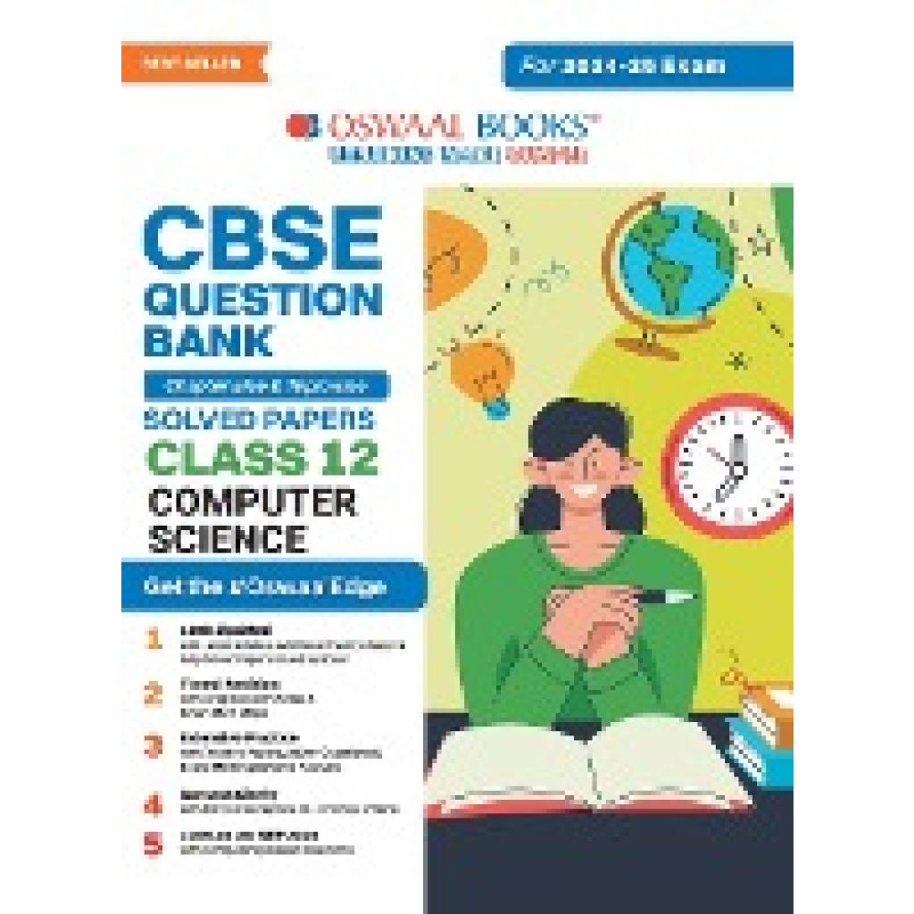 Oswaal Editorial Board: Oswaal CBSE Question Bank Class 12 Computer Science, Chapterwise and Topicwise Solved Papers For