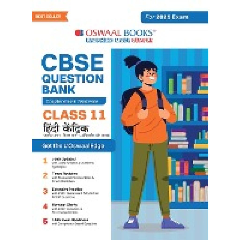 Oswaal Editorial Board: Oswaal CBSE Question Bank Class 11 Hindi Core, Chapterwise and Topicwise Solved Papers For 2025 