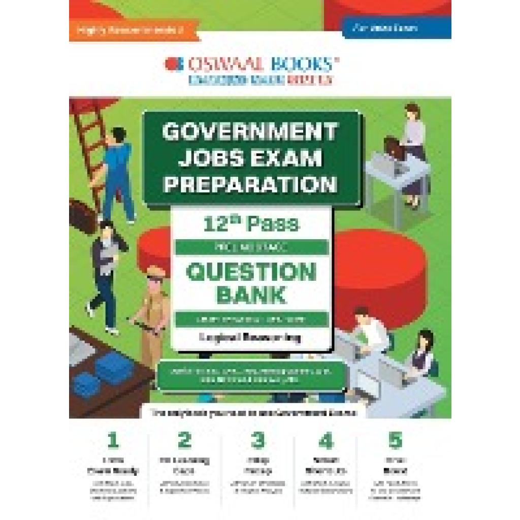 Oswaal Editorial Board: Oswaal Government Exams Question Bank 12th Pass | Logical Reasoning | for 2024 Exam