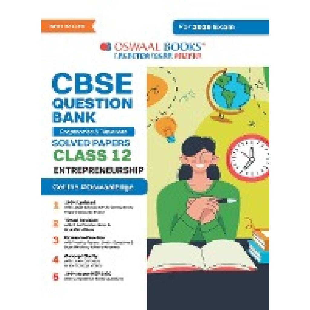 Oswaal Editorial Board: Oswaal CBSE Question Bank Class 12 Entrepreneurship, Chapterwise and Topicwise Solved Papers For