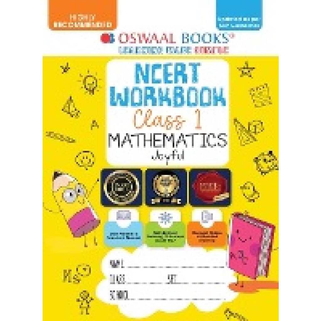 Oswaal Editorial Board: Oswaal NCERT Workbook Class 1 Mathematics Joyful (For Latest Exam)