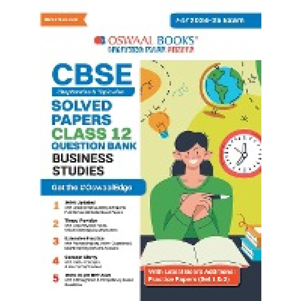 Oswaal Editorial Board: Oswaal CBSE Question Bank Class 12 Business Studies, Chapterwise and Topicwise Solved Papers For