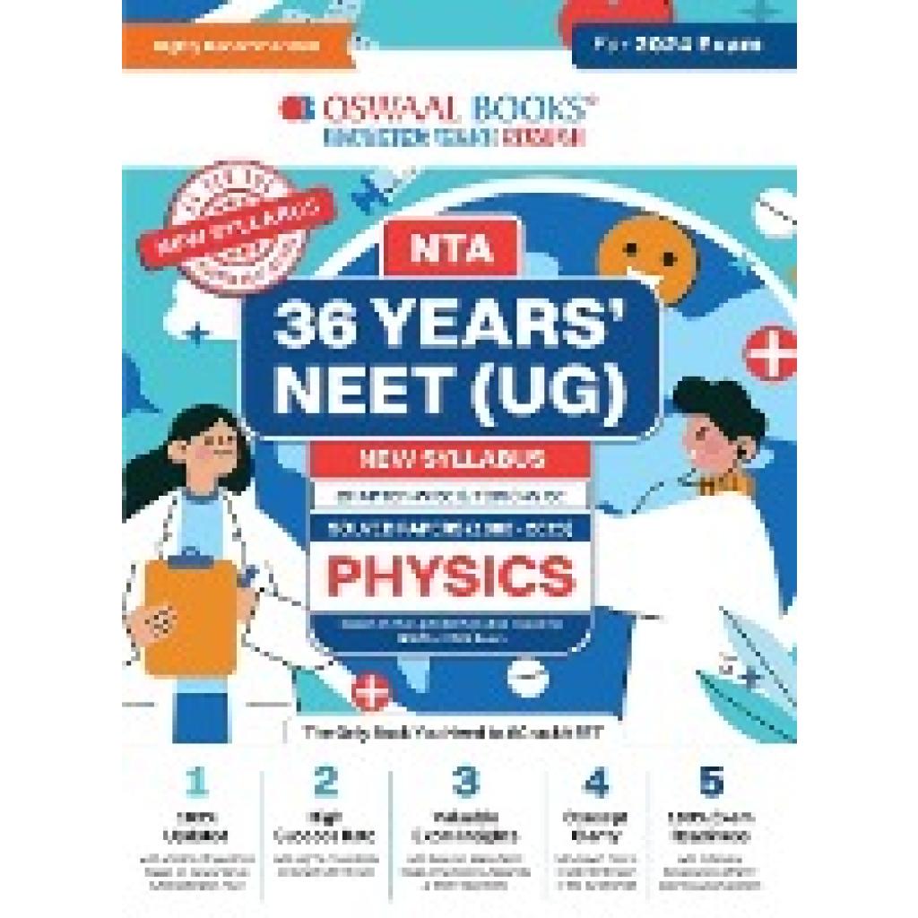 Oswaal Editorial Board: Oswaal NEET (UG) 36 Years Chapter-wise Topic-wise Solved Papers Physics For 2024 Exams ( New Edi