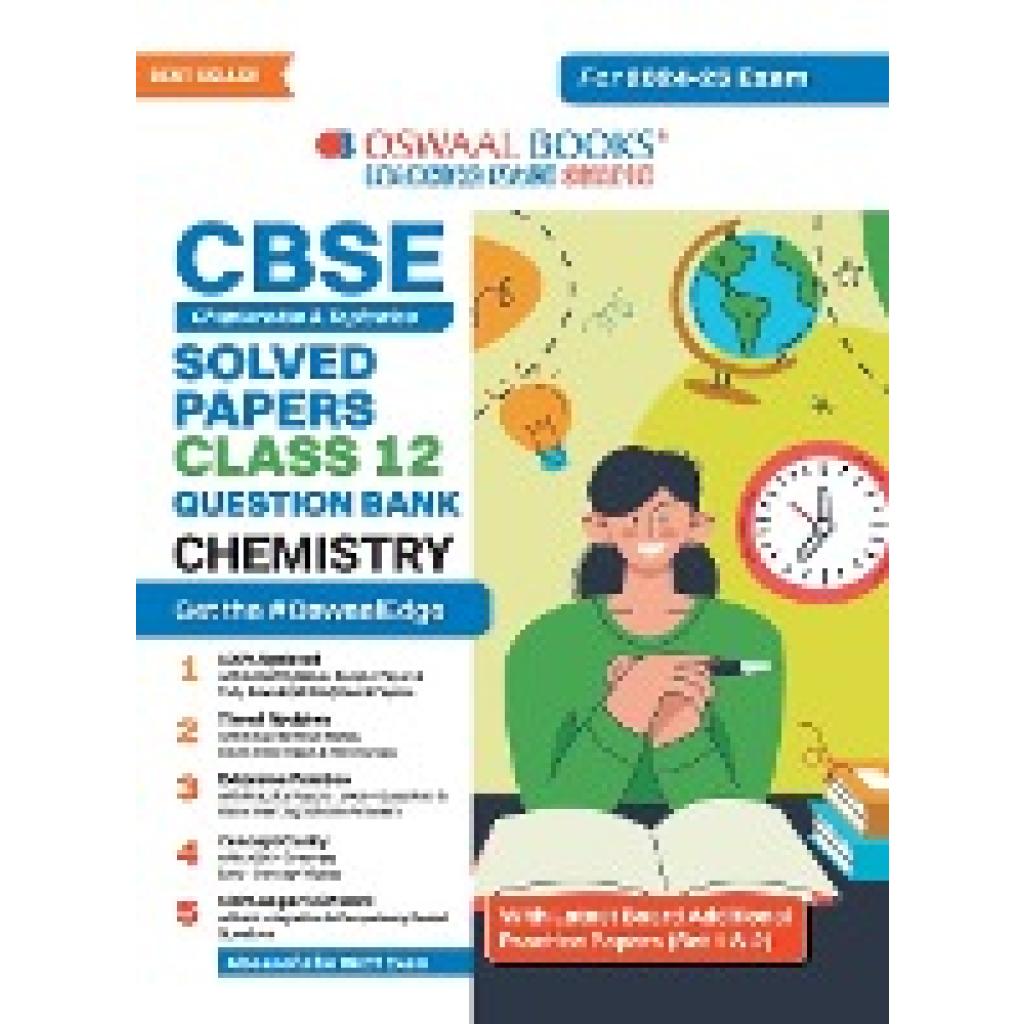 Oswaal Editorial Board: Oswaal CBSE Question Bank Class 12 Chemistry, Chapterwise and Topicwise Solved Papers For Board 