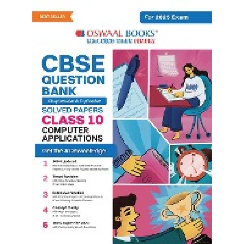 Oswaal Editorial Board: Oswaal CBSE Question Bank Class 10 Computer Applications, Chapterwise and Topicwise Solved Paper