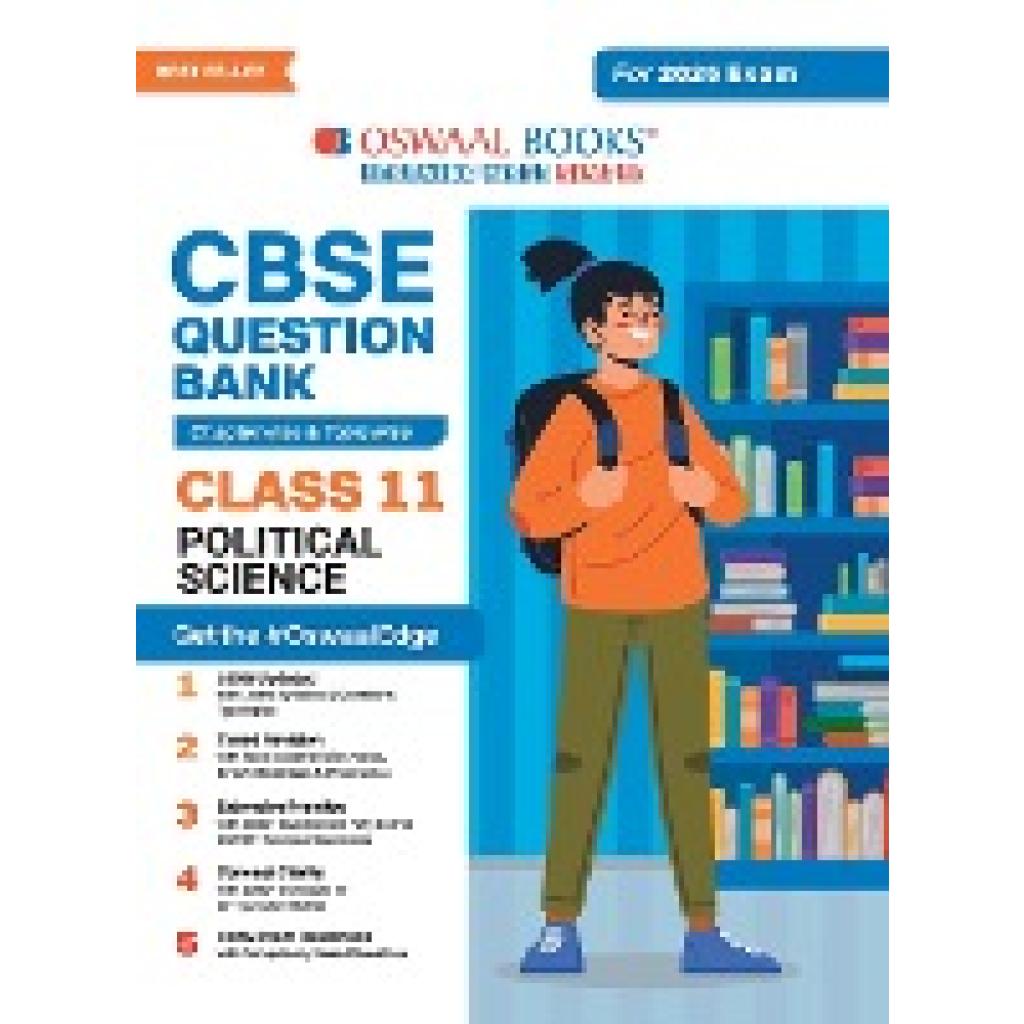 Oswaal Editorial Board: Oswaal CBSE Question Bank Class 11 Political Science, Chapterwise and Topicwise Solved Papers Fo
