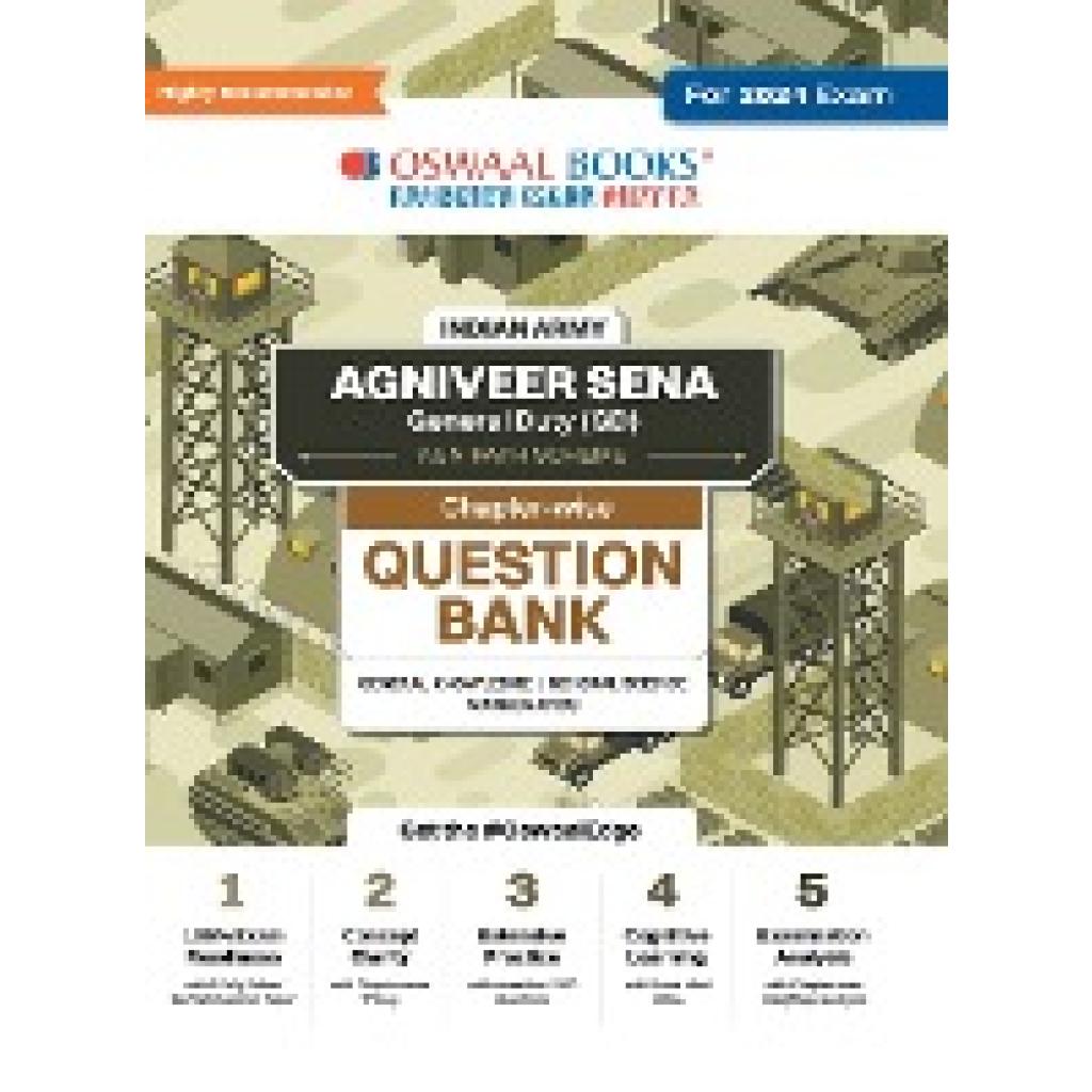 Oswaal Editorial Board: Oswaal Indian Army Agniveer Sena General Duty (GD) (Agnipath Scheme ) Question Bank | Chapterwis