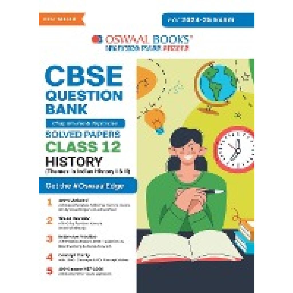 Oswaal Editorial Board: Oswaal CBSE Question Bank Class 12 History, Chapterwise and Topicwise Solved Papers For Board Ex