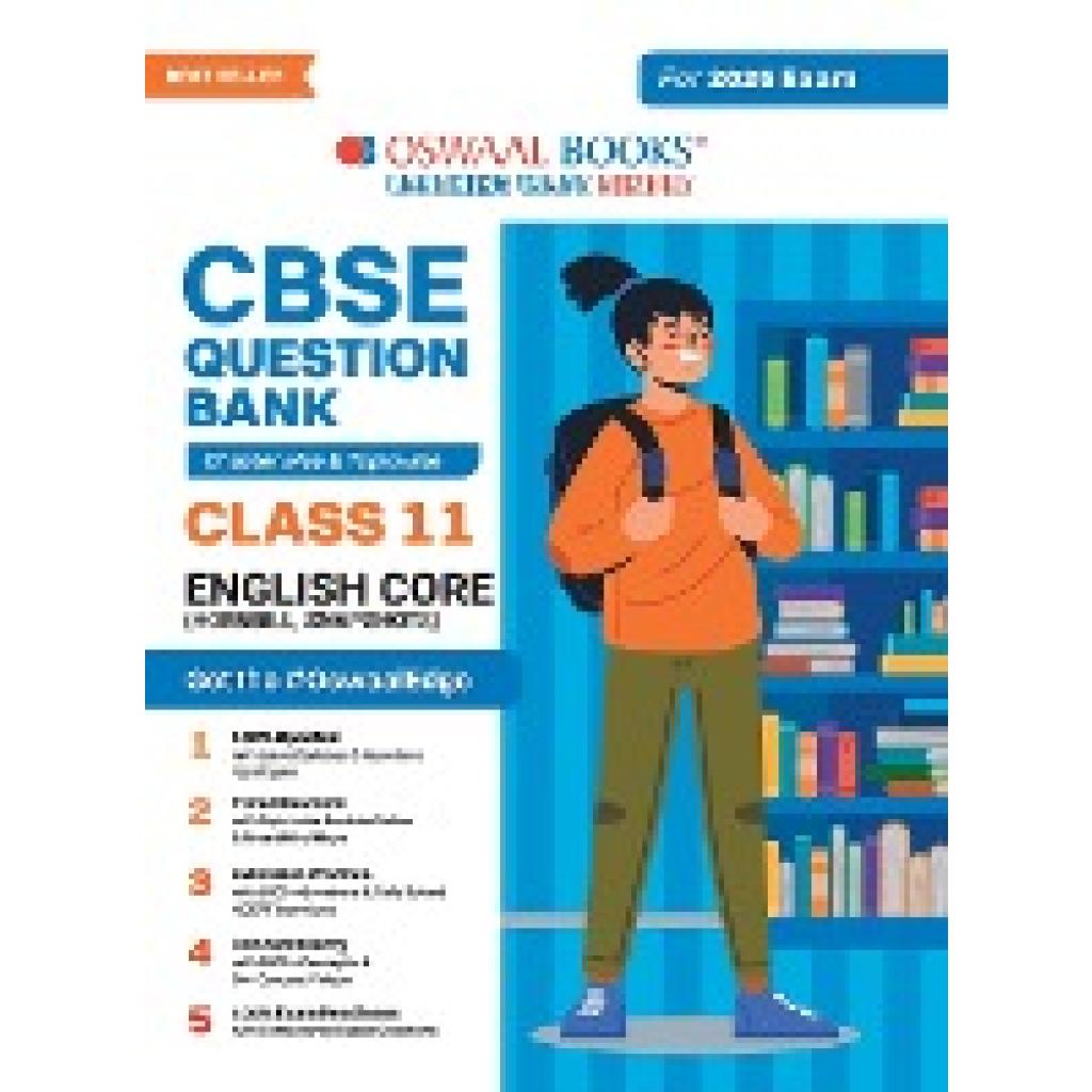 Oswaal Editorial Board: Oswaal CBSE Question Bank Class 11 English Core, Chapterwise and Topicwise Solved Papers For 202