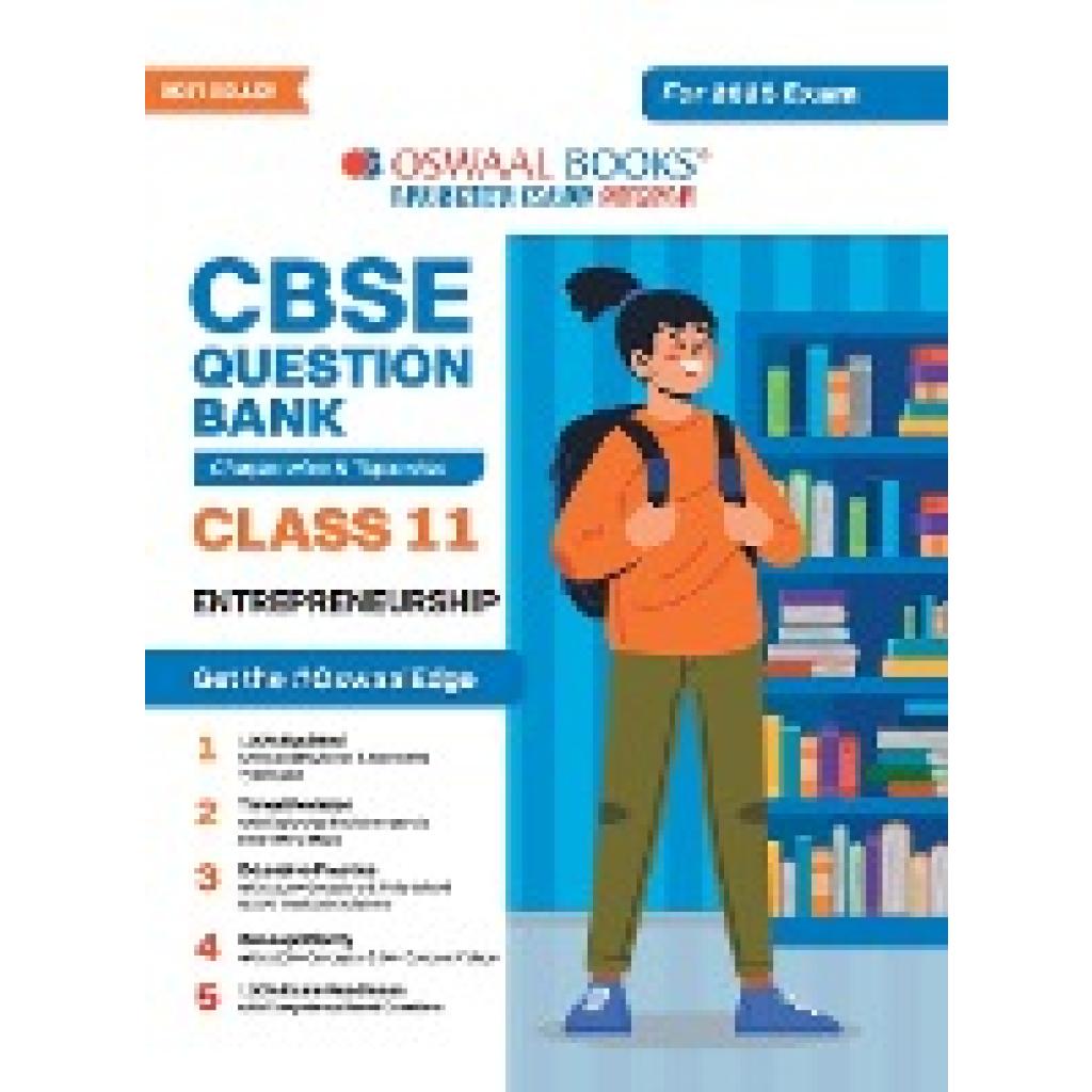 Oswaal Editorial Board: Oswaal CBSE Question Bank Class 11 Entrepreneurship, Chapterwise and Topicwise Solved Papers For