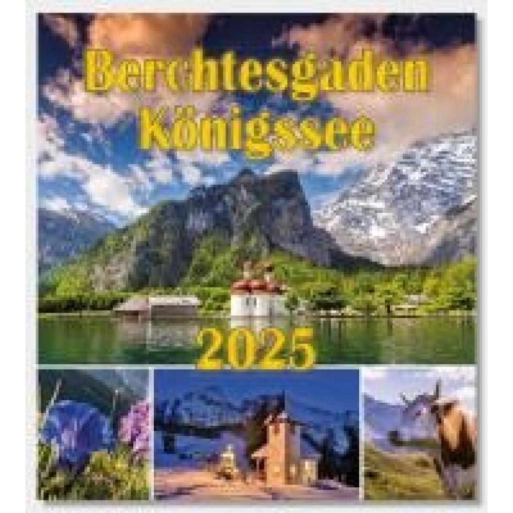 Berchtesgaden Königssee Postkartenkalender 2025