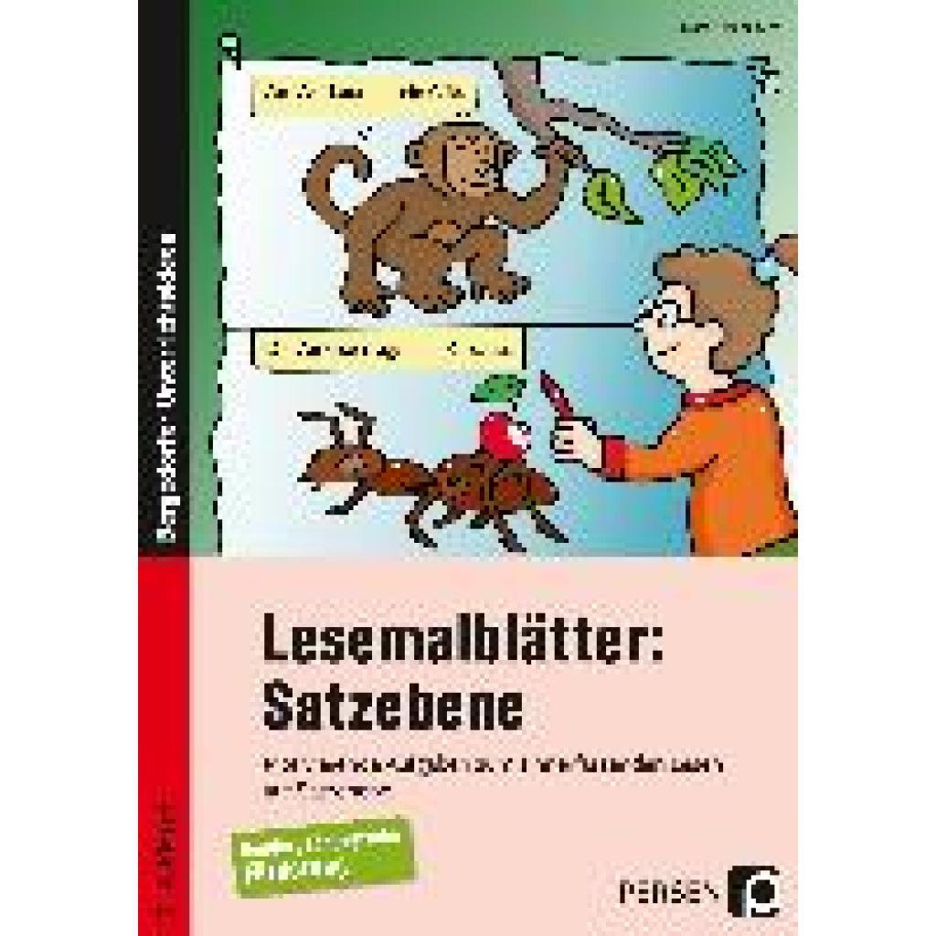 9783403205487 - Lesemalblätter Satzebene - Klara Kirschbaum Geheftet