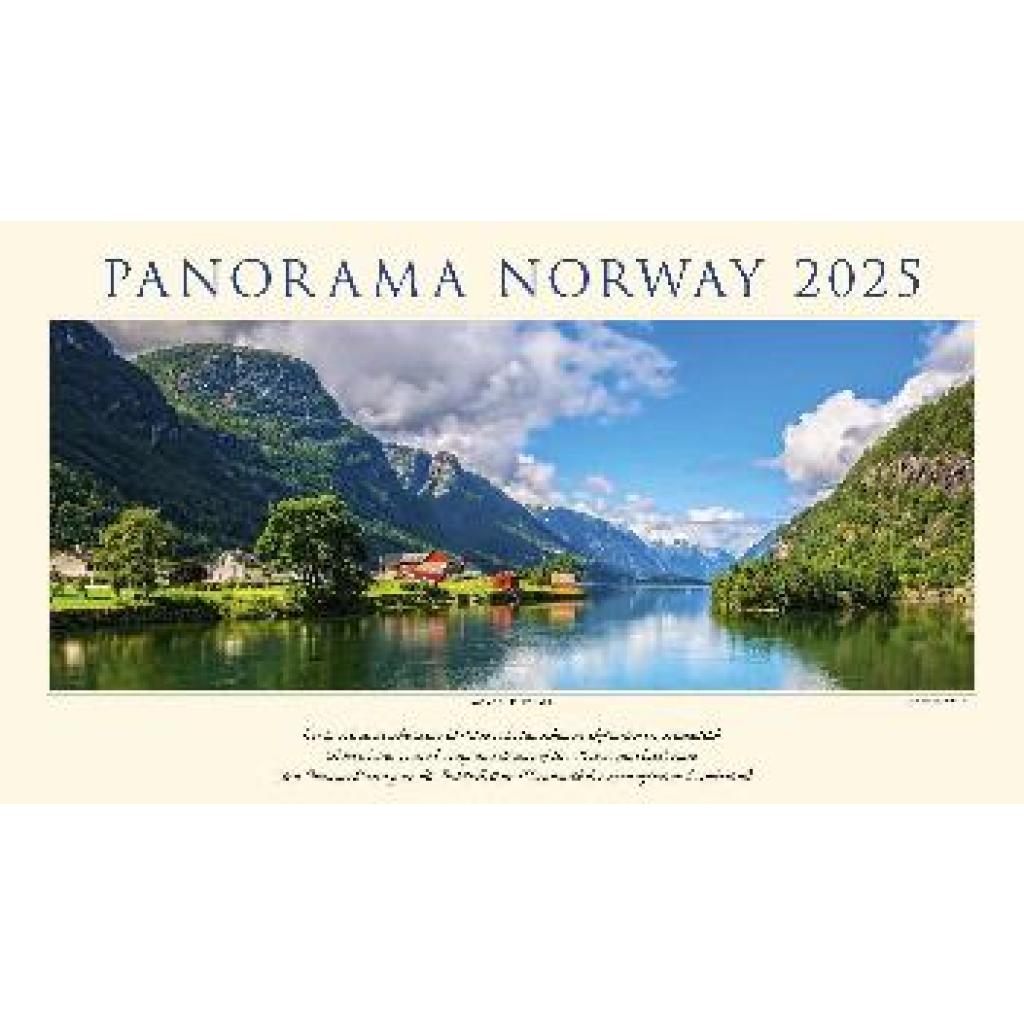 Panorama Norwegen 2025 Wandkalender