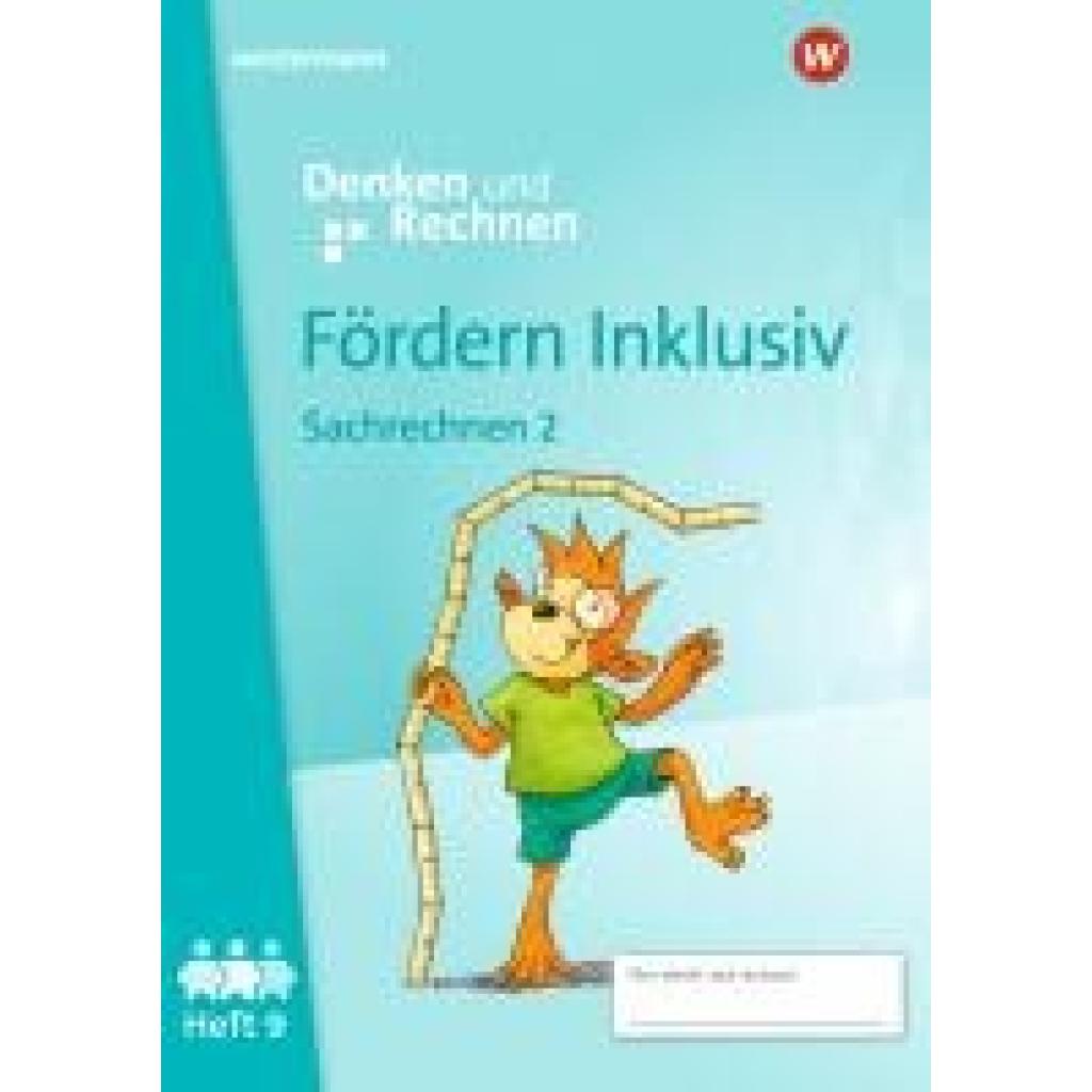 9783141057096 - Fördern Inklusiv Heft 9 Sachrechnen 2 Denken und Rechnen Geheftet
