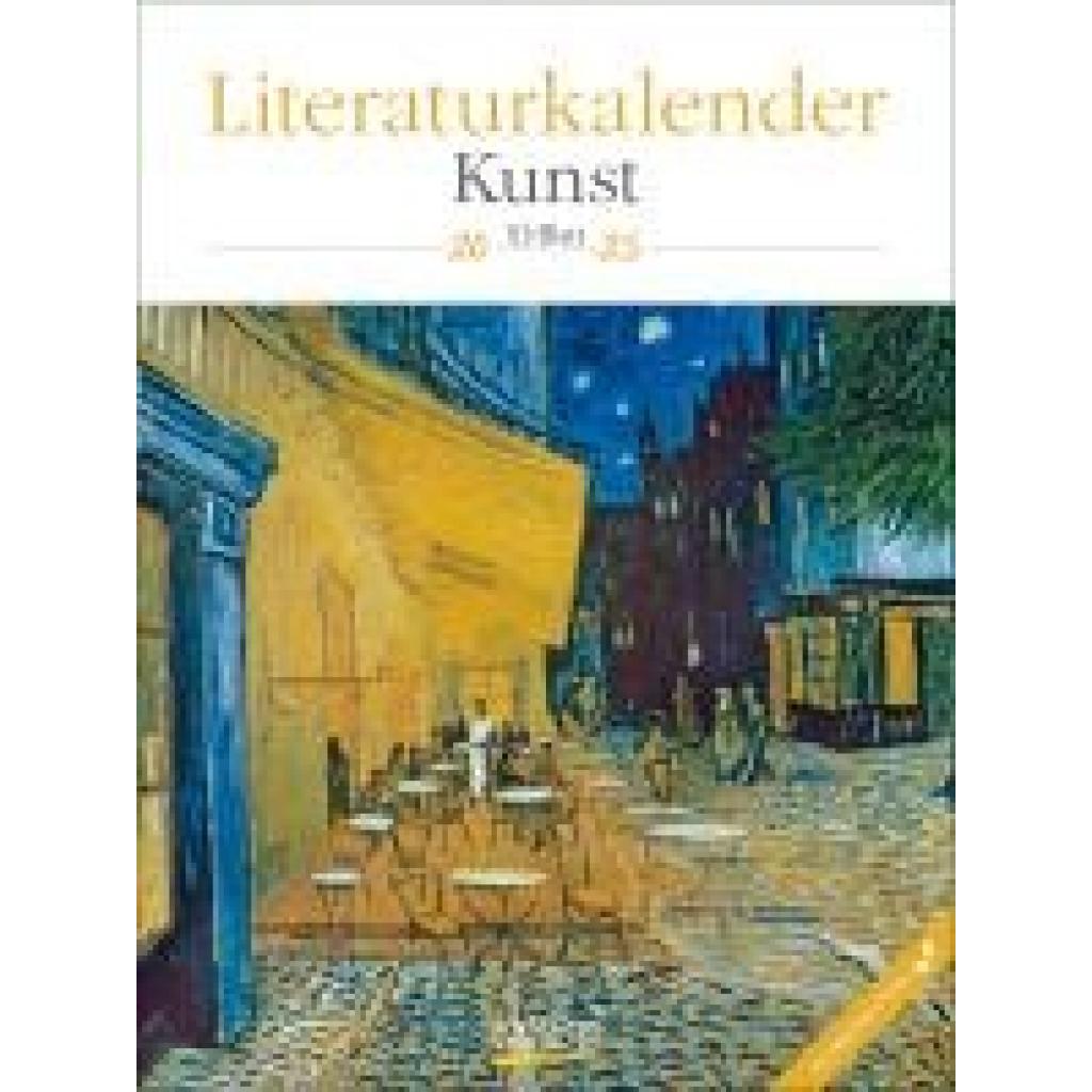 Literaturkalender Kunst 2025