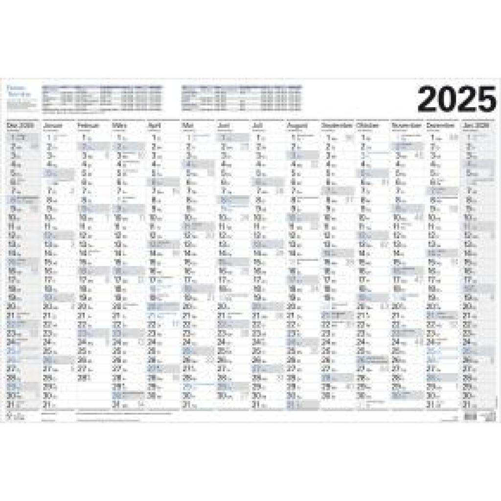 Großer Wandtimer 2025