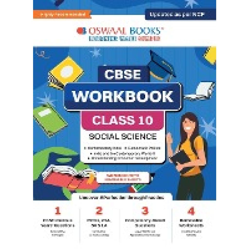 Oswaal Editorial Board: Oswaal CBSE Workbook | Social Science | Class 10 | Updated as per NCF | For better results | For