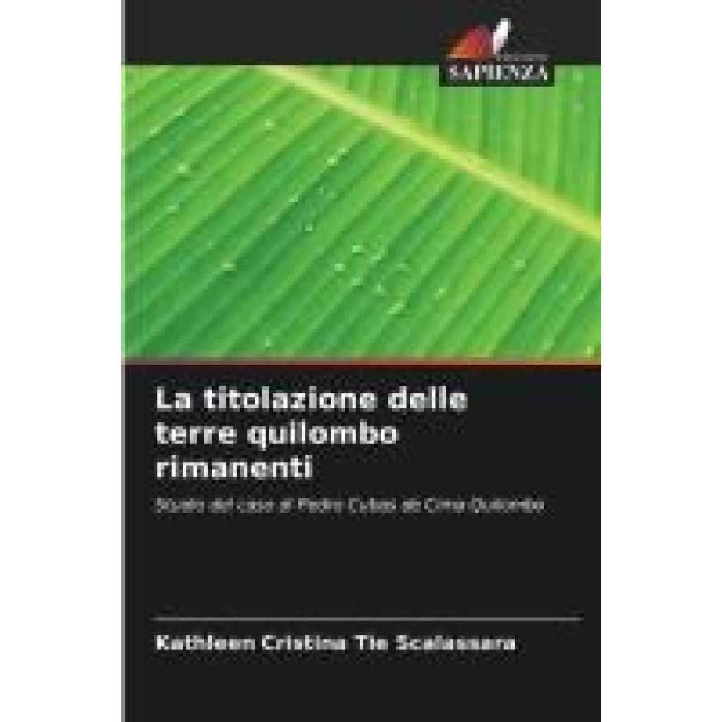 Tie Scalassara, Kathleen Cristina: La titolazione delle terre quilombo rimanenti