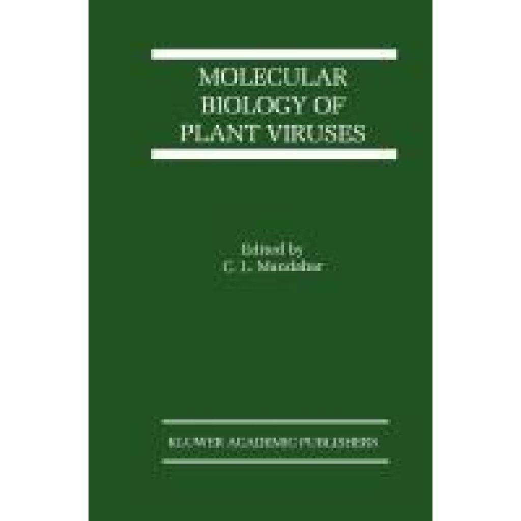 Molecular Biology of Plant Viruses