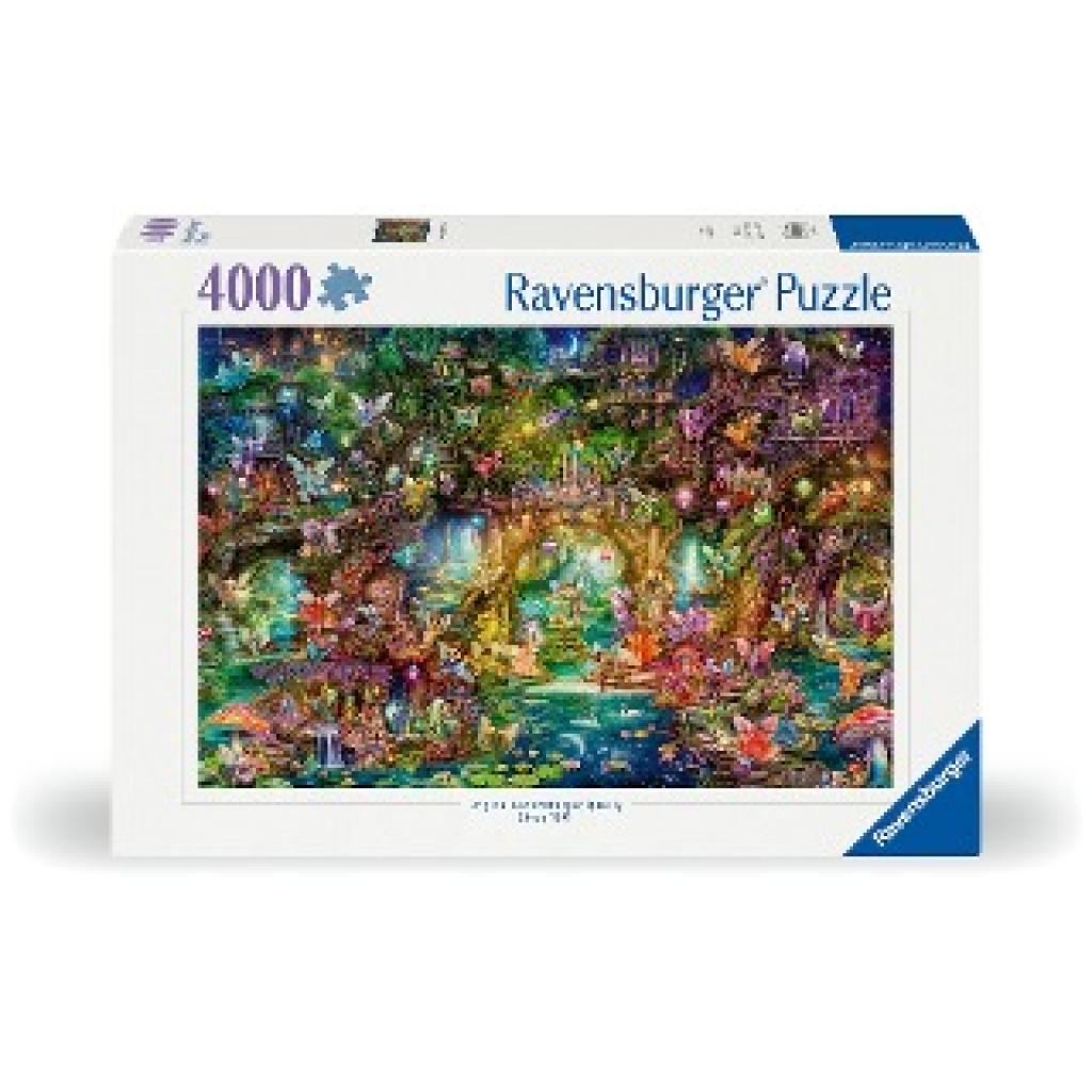 Ravensburger Puzzle 12000810 - Die verborgene Welt der Feen - 4000 Teile Puzzle für Erwachsene ab 14 Jahren