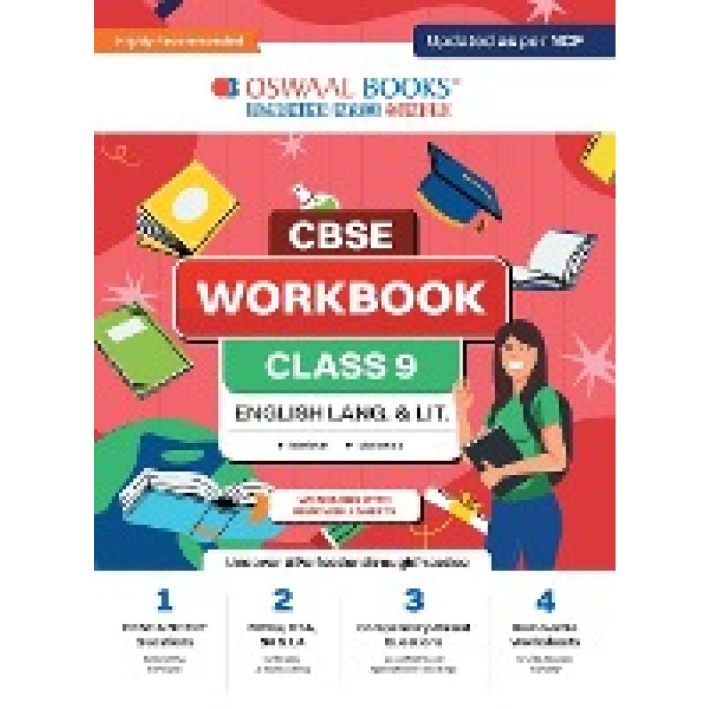 Oswaal Editorial Board: Oswaal CBSE Workbook for Class 9 English Language and Literature | Updated as per NCF | For 2024