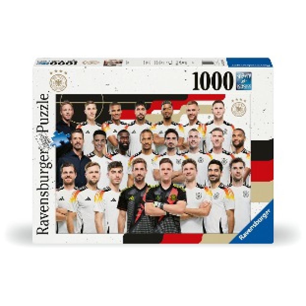 Ravensburger Puzzle 12001033 - Nationalmannschaft DFB 2024 - 1000 Teile DFB Puzzle für Erwachsene und Kinder ab 14 Jahre