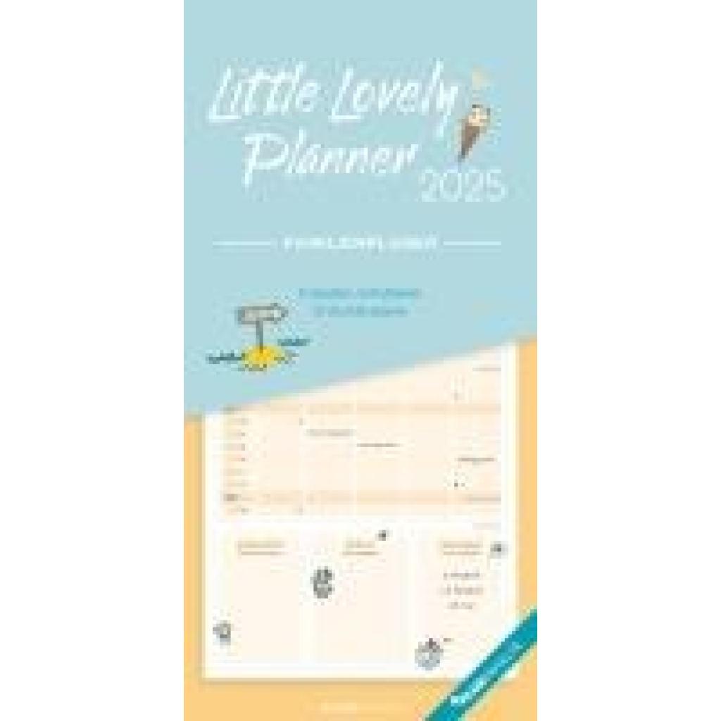 Little Lovely Planner 2025 Familienplaner - Familien-Timer - Termin-Planer - Kinder-Kalender - Familien-Kalender - 22x45