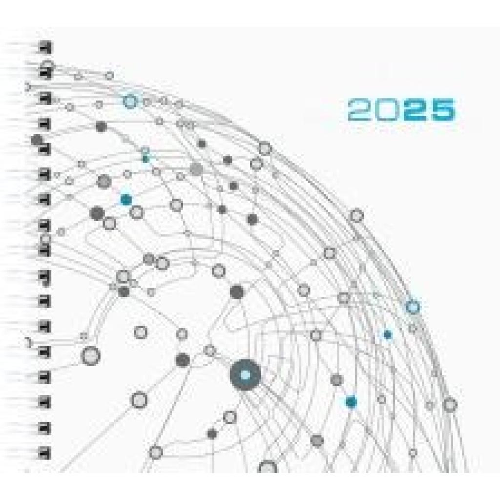 Wochenbuch Assessor 2025 - Bürokalender 15,8x14,7 cm - 1 Woche auf 2 Seiten - mit Ringbindung - Buchkalender - Notizbuch