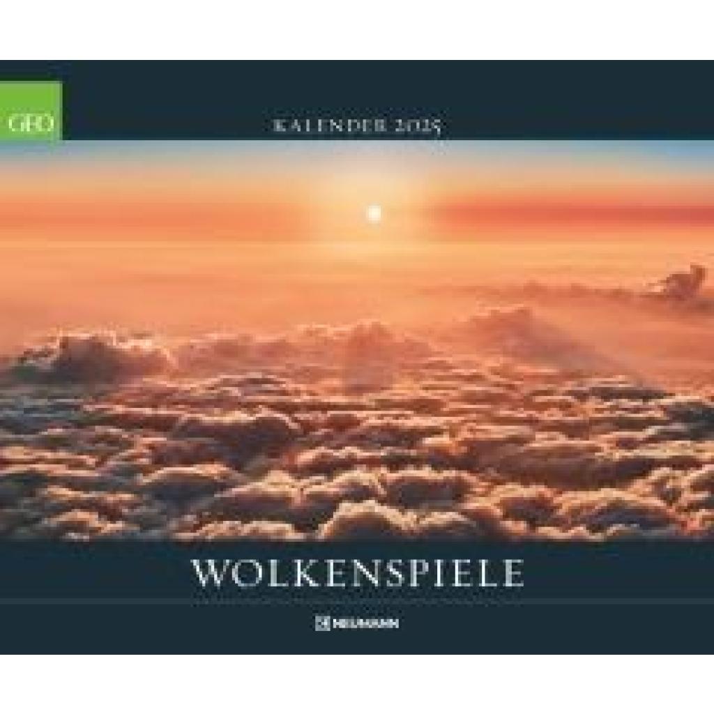 GEO Wolkenspiele 2025 - Wand-Kalender - Natur-Kalender - Poster-Kalender - 60x50