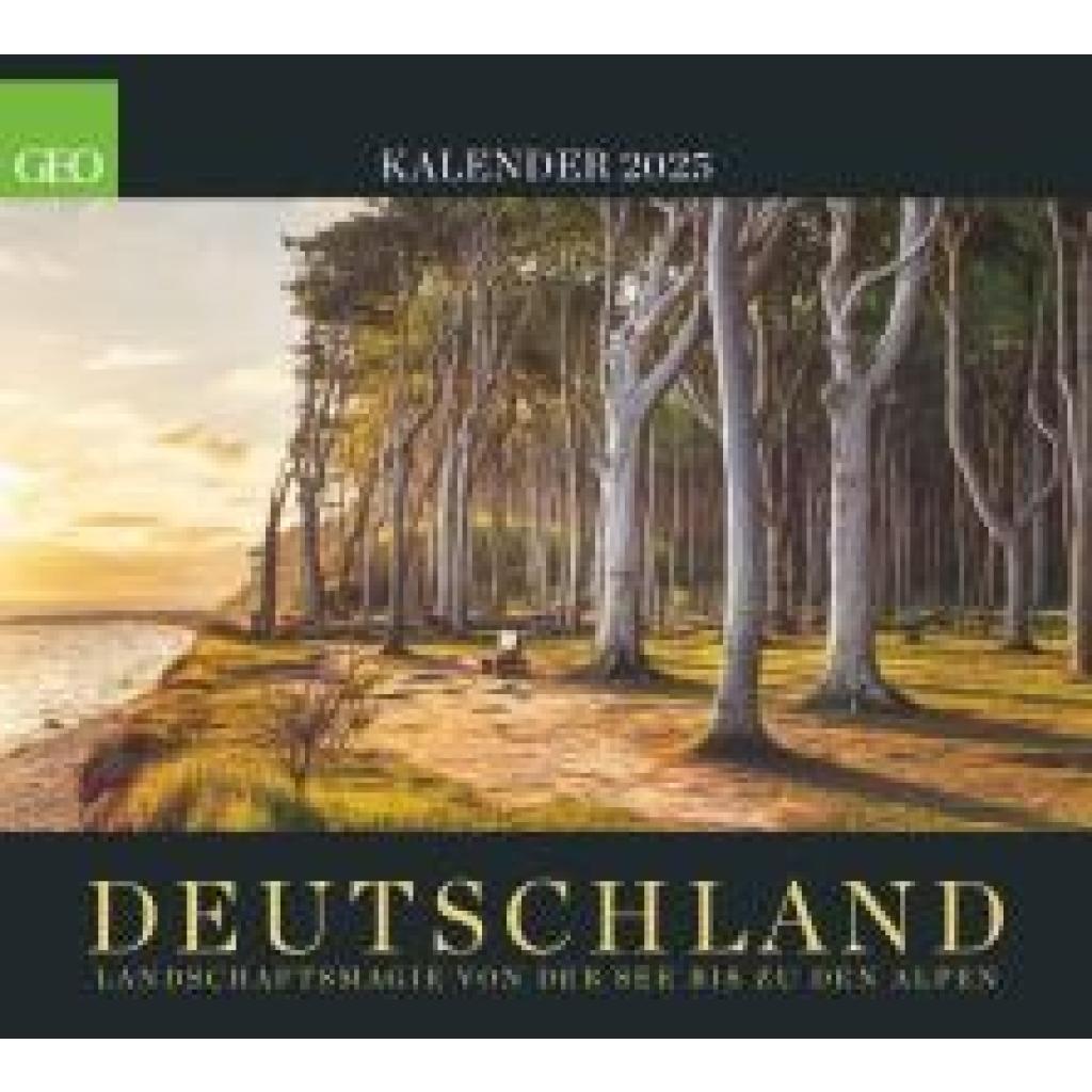 GEO Deutschland 2025 - Wand-Kalender - Poster-Kalender - Landschafts-Fotografie - 50x45