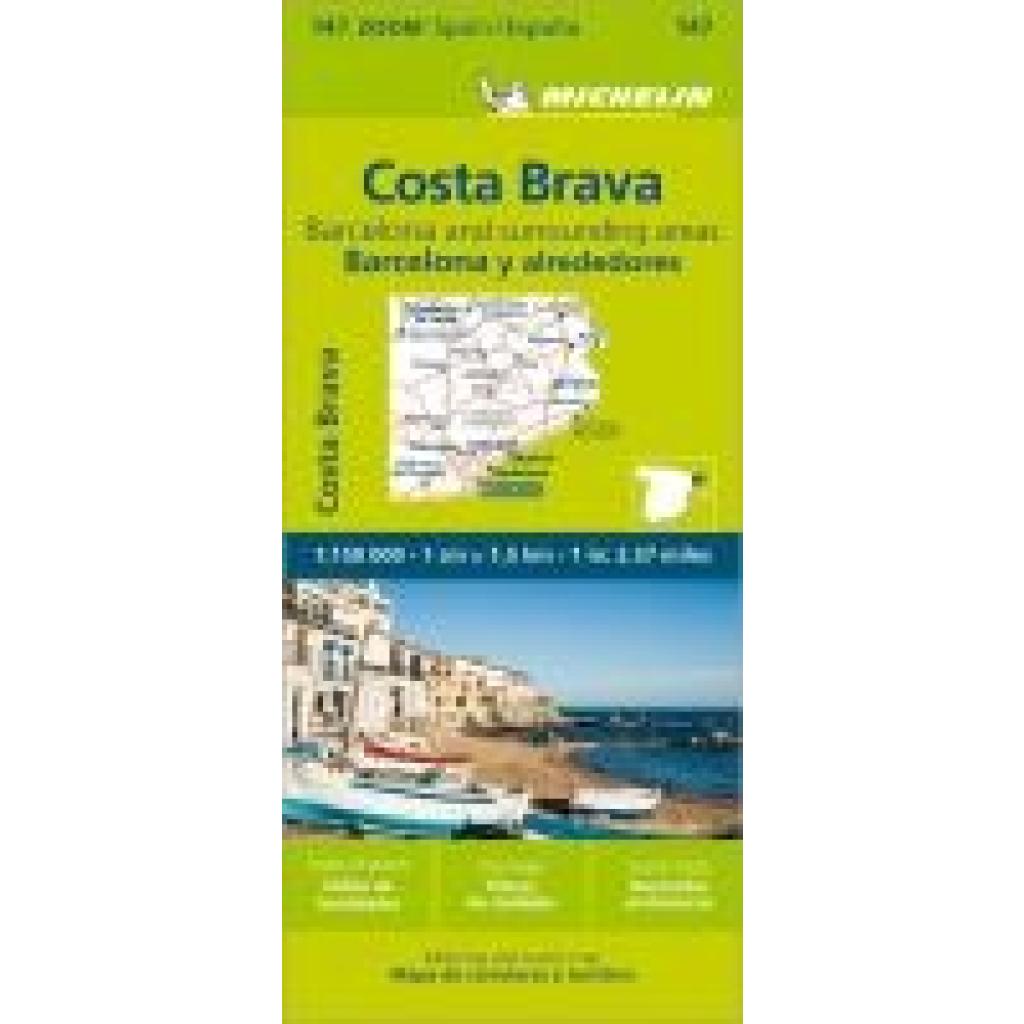 Michelin Costa Brava, Barcelona und Umgebung