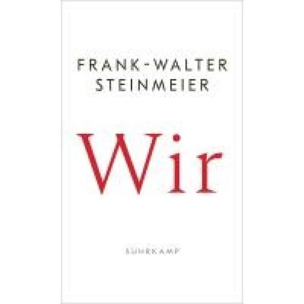 9783518432150 - Wir - Frank-Walter Steinmeier Gebunden